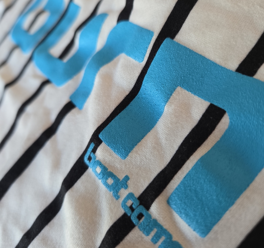 Burn Boot Caml White and Blue Striped Tank Top